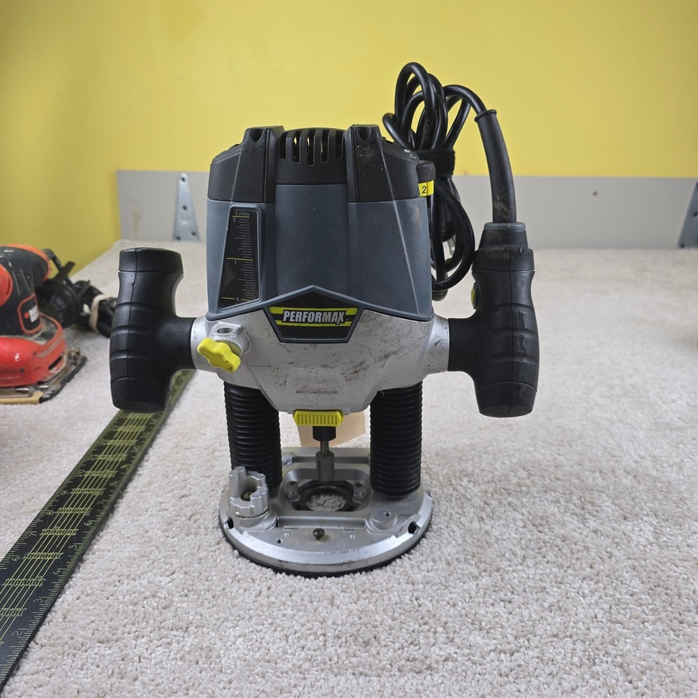 Performax Plunge Router Gray Black 10A 120V 11000-28000 RPM 241-0974